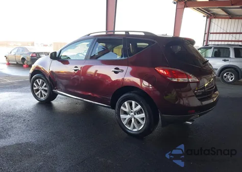 2013 Nissan Murano Sl from USA, damaged, VIN JN8AZ1MW8DW302951